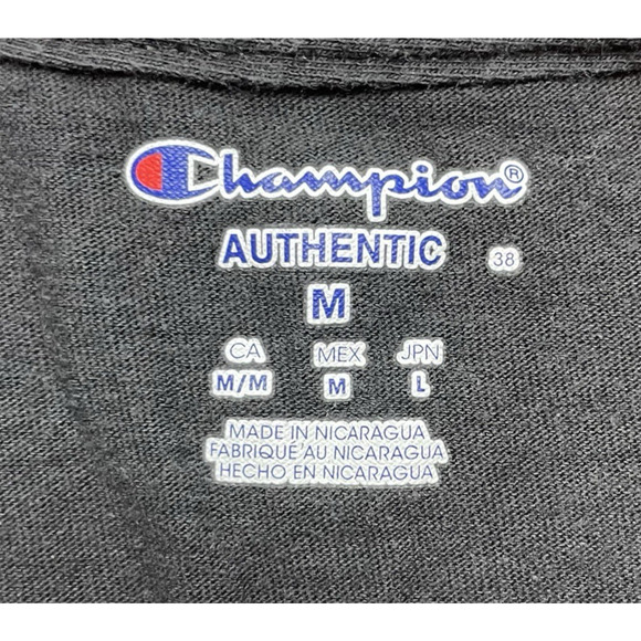 CSUS Sacramento State Hornets Tee T-Shirt Size M Black Cropped Long Sleeve DIY - Picture 3 of 6